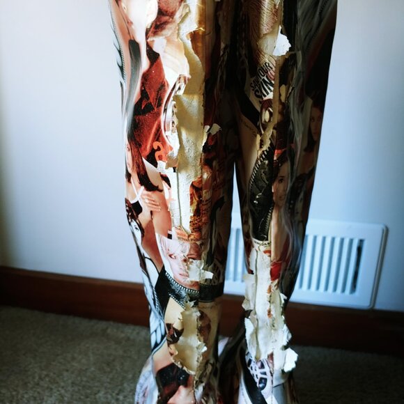 Lady Coutour Magazine cover collage platform boots - Picture 4 of 5